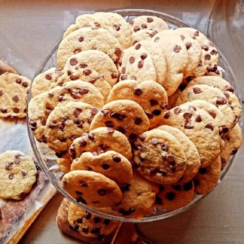 Galletas con Chips de Chocolate Típicas Americanas